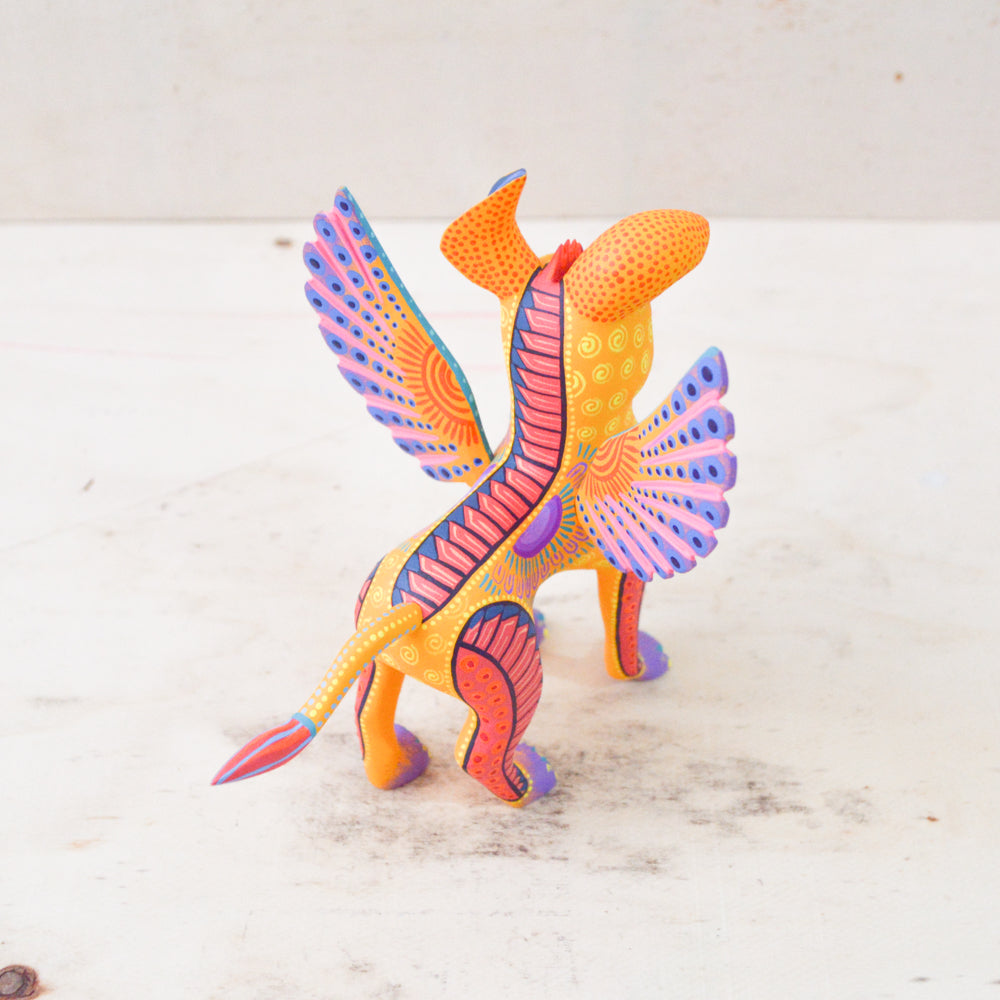 Dante Alebrije Oaxacan Wood Carving - magiamexica.com