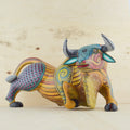 Bull Alebrije Oaxacan Wood Carving - magiamexica.com