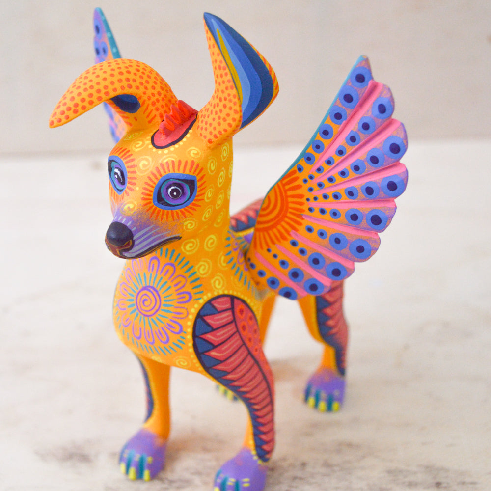 Dante Alebrije Oaxacan Wood Carving - magiamexica.com