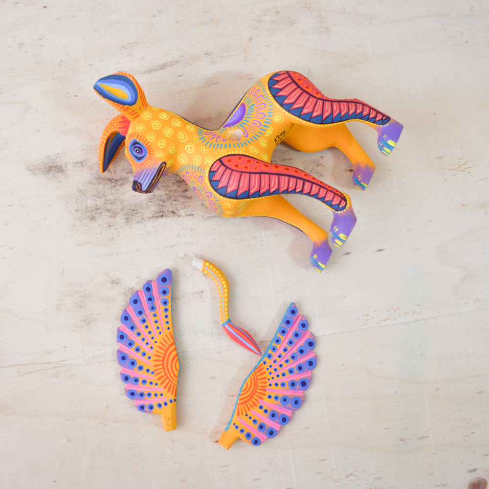 Dante Alebrije Oaxacan Wood Carving - magiamexica.com