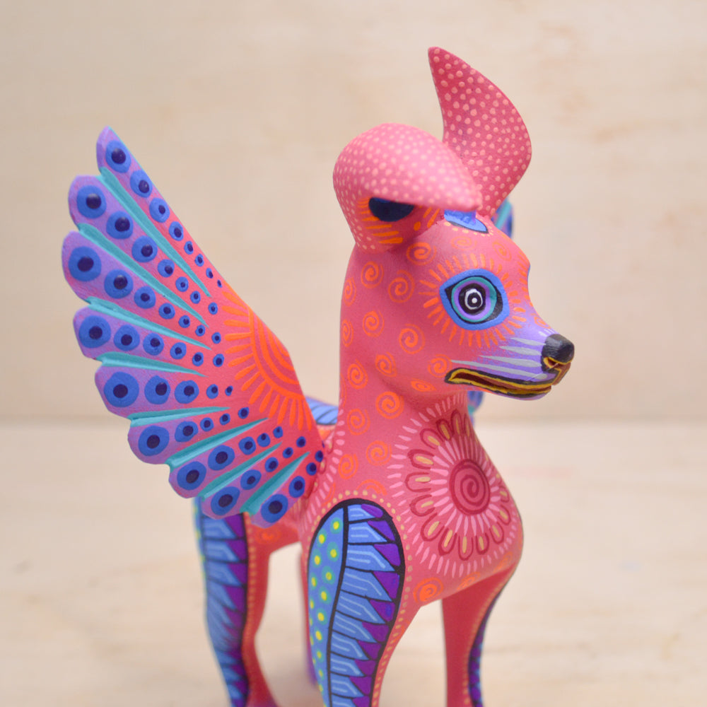 Dante Alebrije Oaxacan Wood Carving - magiamexica.com