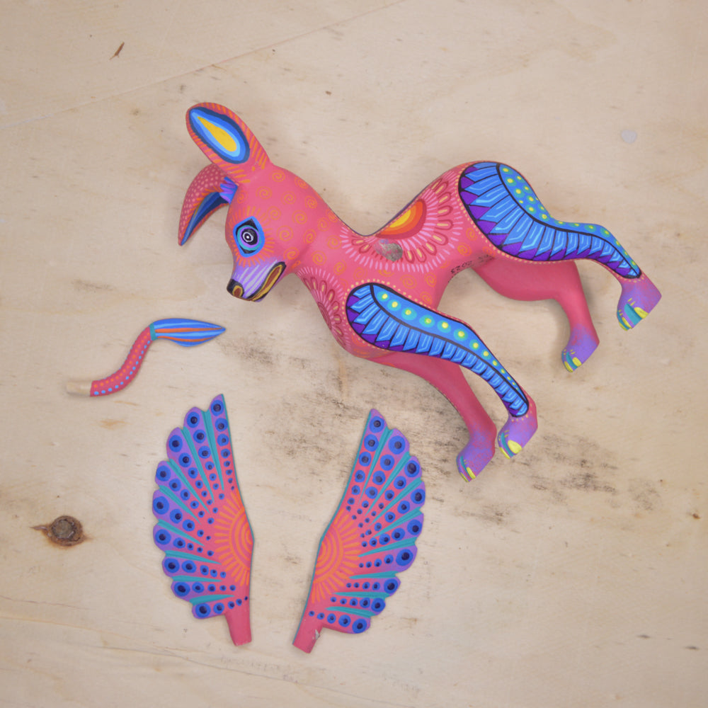 Dante Alebrije Oaxacan Wood Carving - magiamexica.com