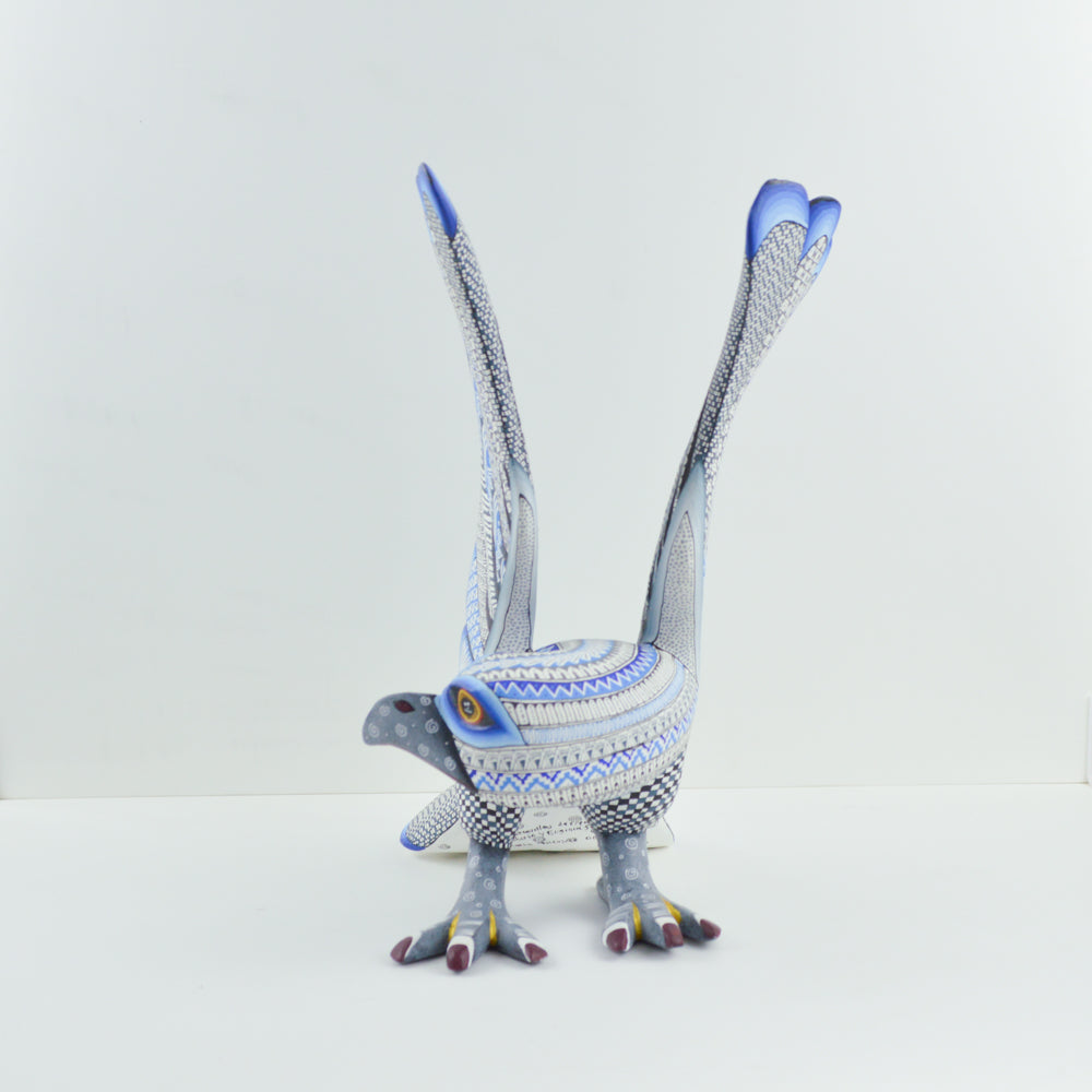 Oaxacan Eagle Alebrije | Hand-Painted Wood Carving | Magia Mexica