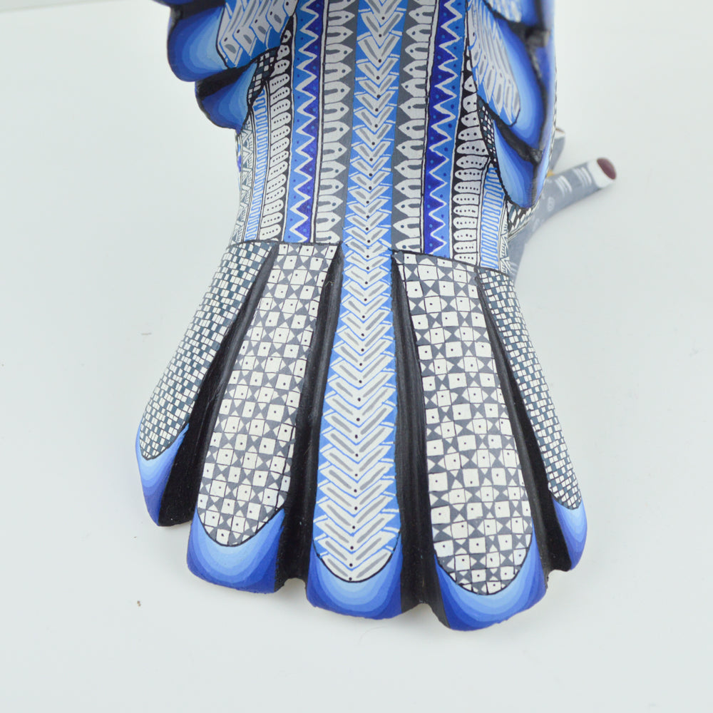 Oaxacan Eagle Alebrije | Hand-Painted Wood Carving | Magia Mexica