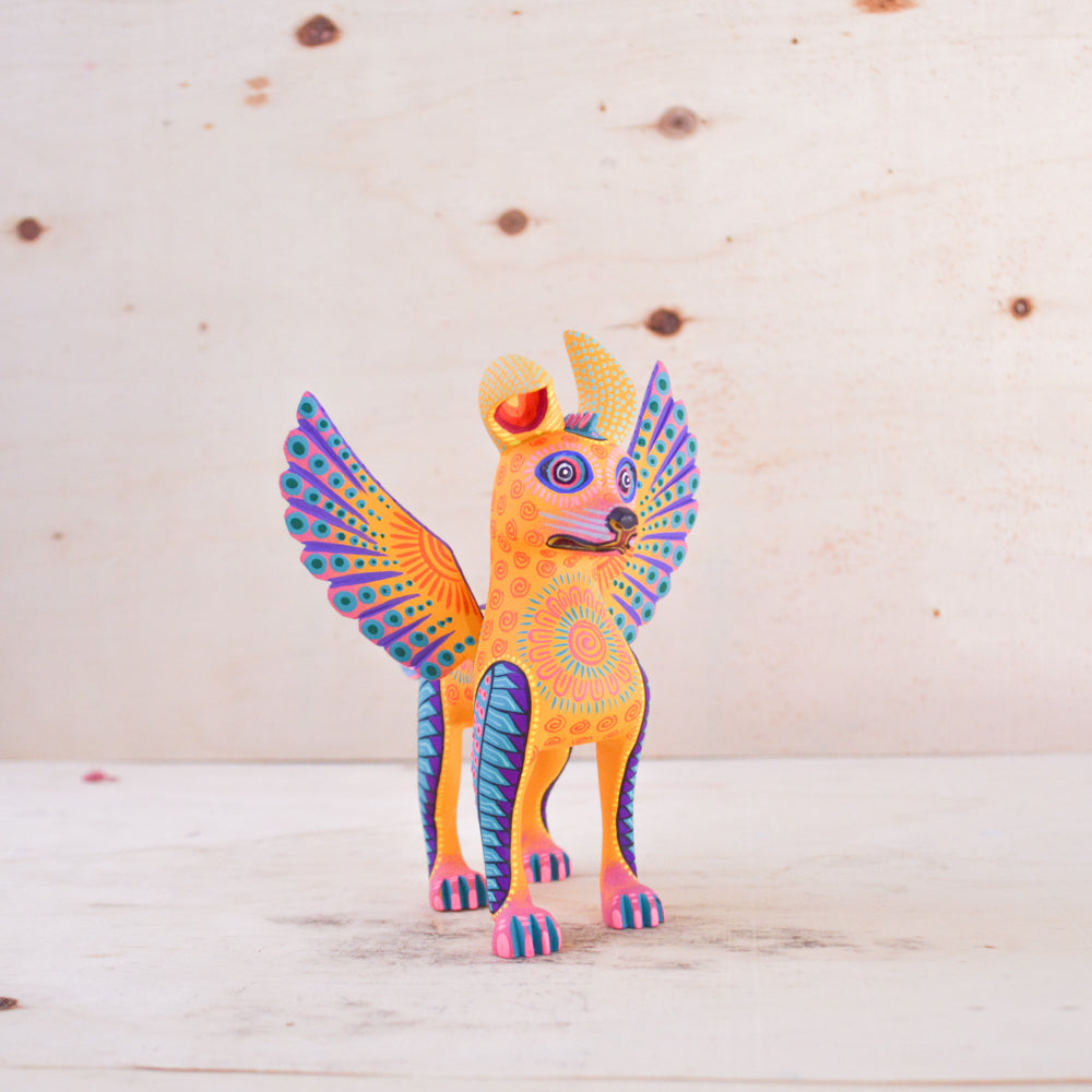 Dante Alebrije Oaxacan Wood Carving - magiamexica.com