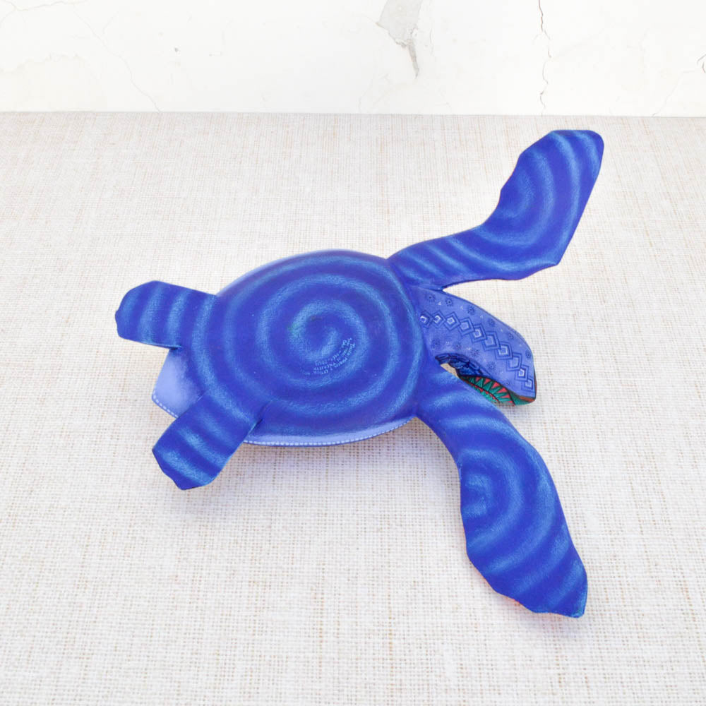 Turtle Alebrije — Oaxacan Hand-Painted Wood Carving | Mexican Folk Art | Magia Mexica