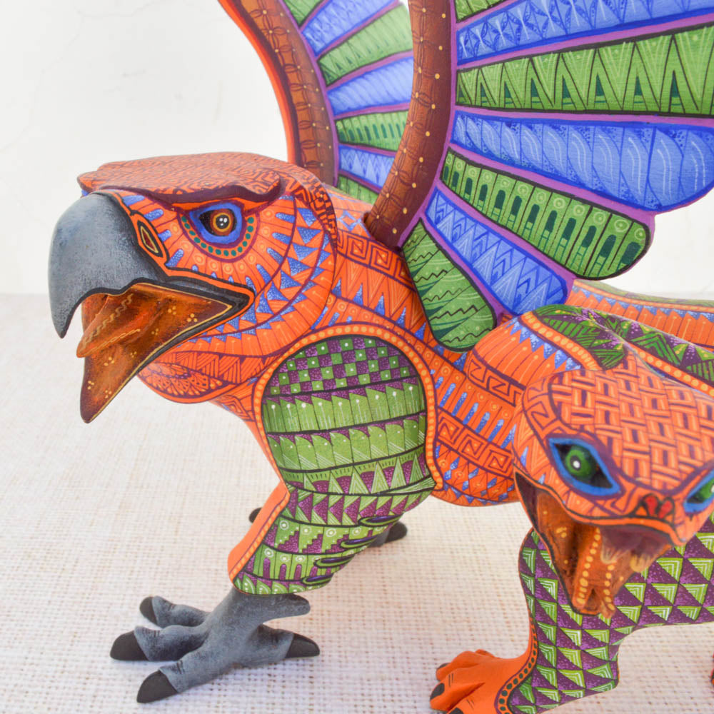 Gryphon Alebrije Oaxacan Wood Carving