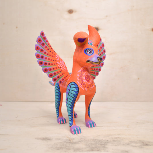 Dante Alebrije Oaxacan Wood Carving - magiamexica.com