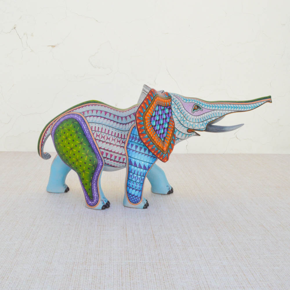 Elephant Alebrije Oaxacan Wood Carving