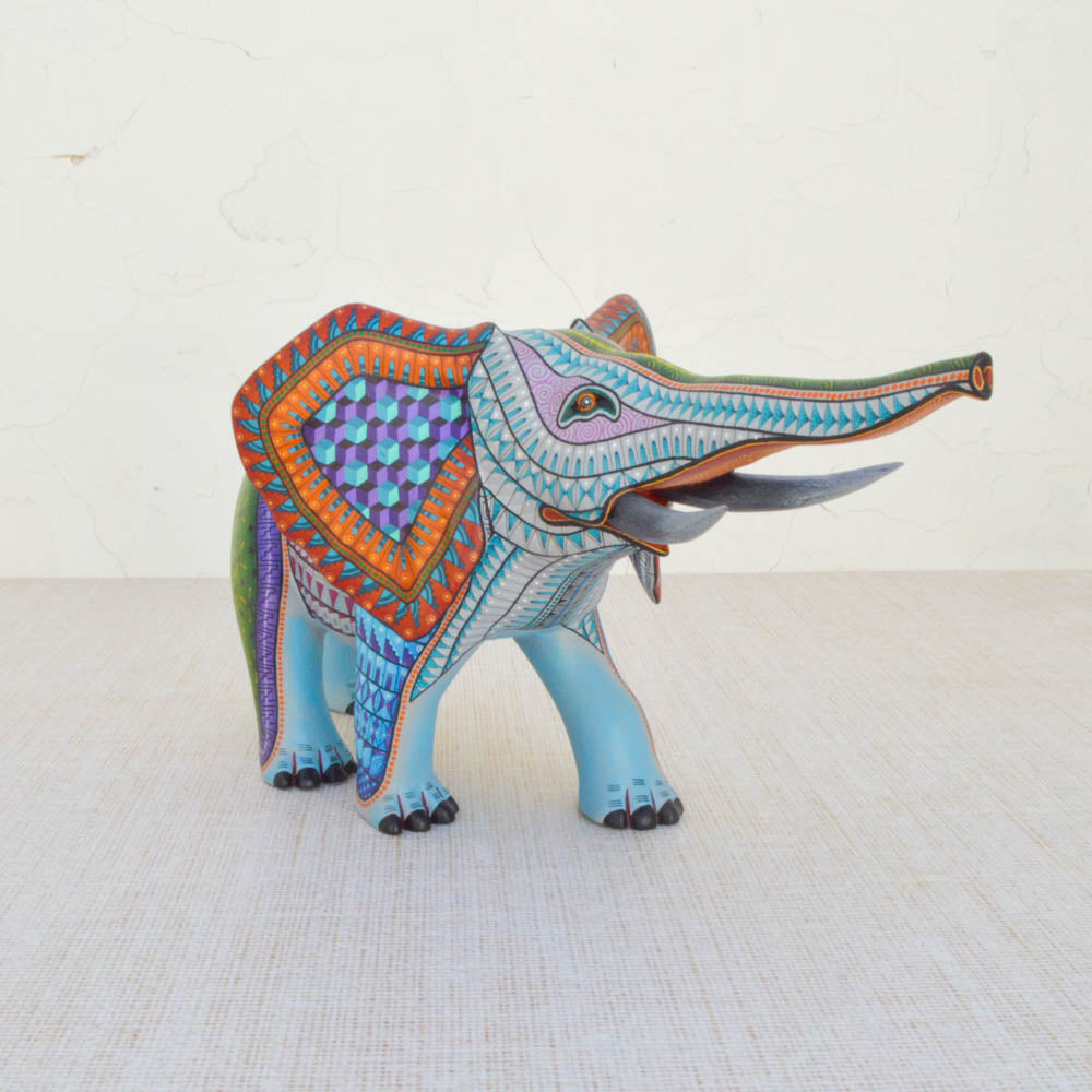 Elephant Alebrije Oaxacan Wood Carving