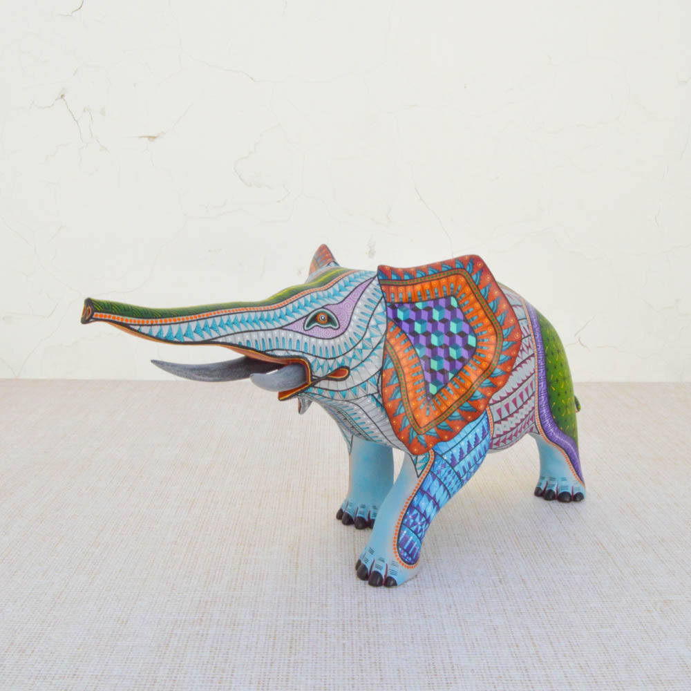 Elephant Alebrije Oaxacan Wood Carving