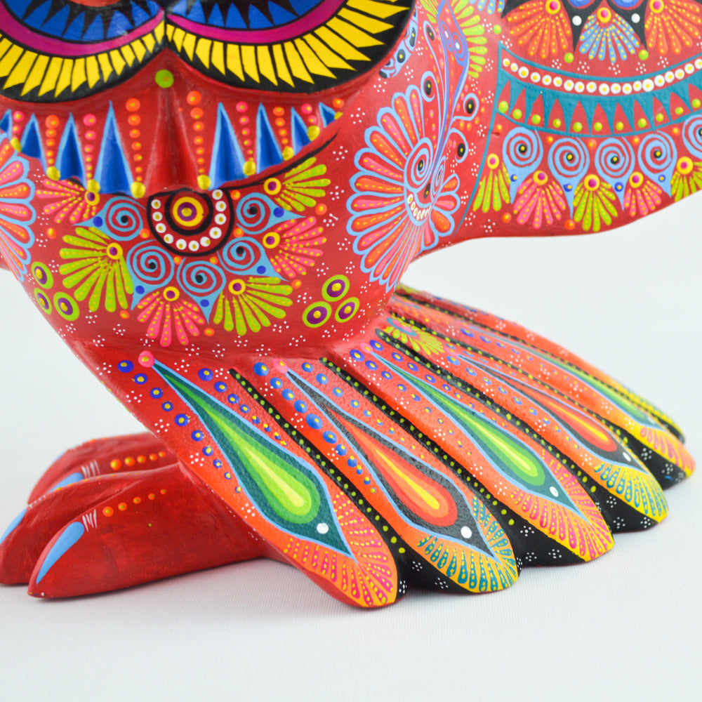 Owl Alebrije Oaxacan Wood Carving - magiamexica.com
