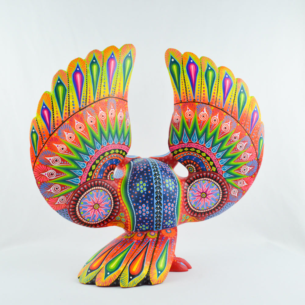 Owl Alebrije Oaxacan Wood Carving - magiamexica.com