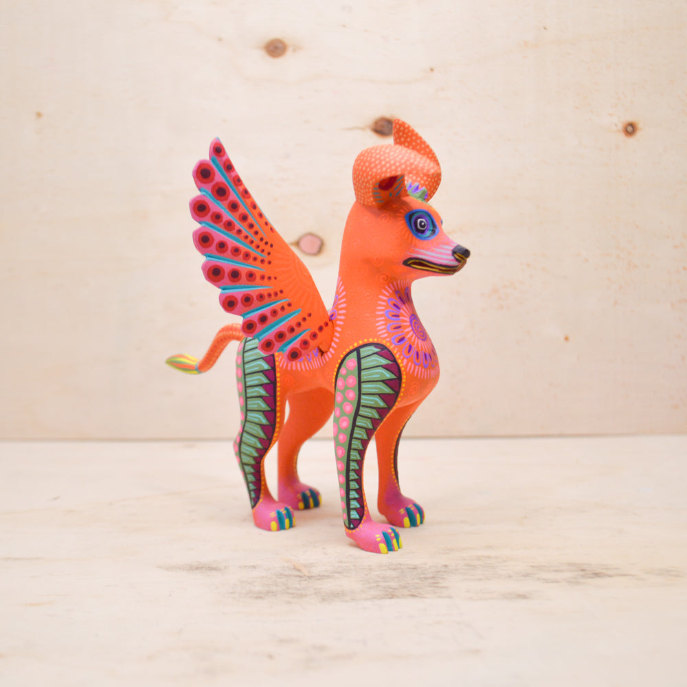 Dante Alebrije Oaxacan Wood Carving - magiamexica.com