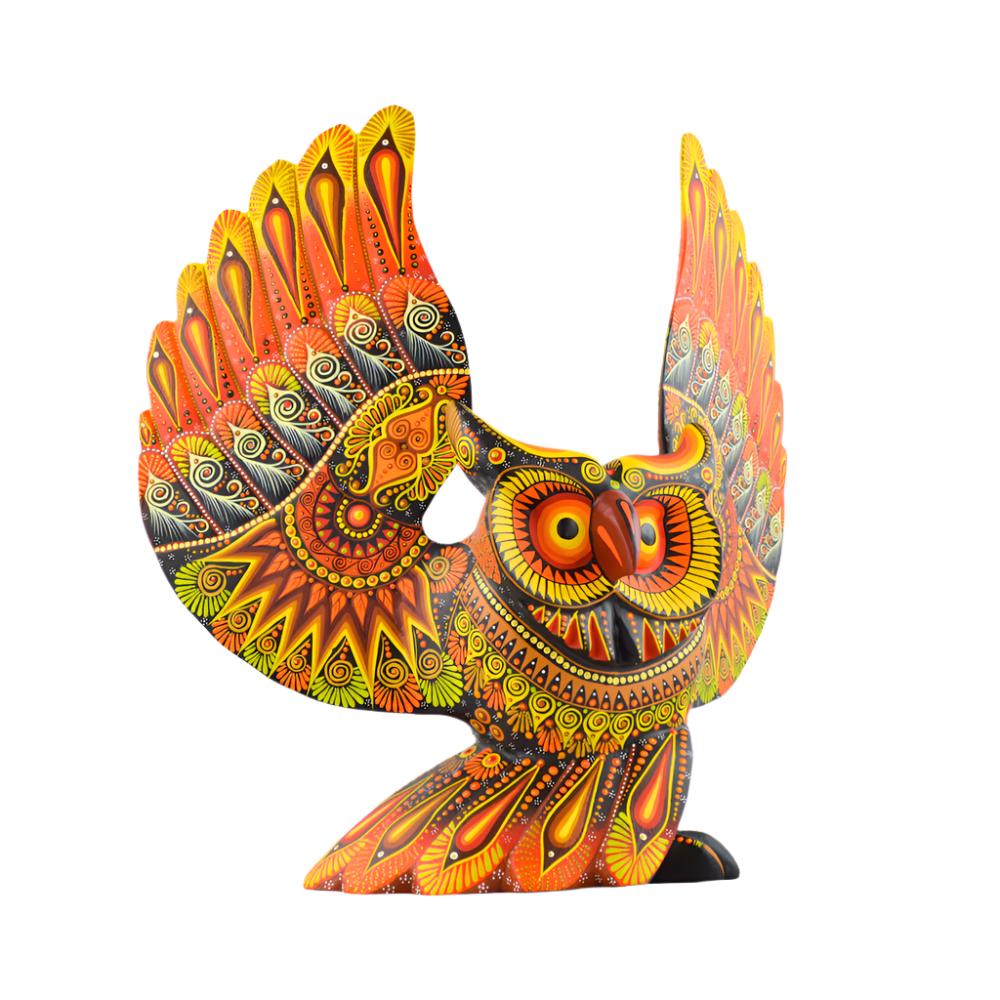 Owl Alebrije Oaxacan Wood Carving - magiamexica.com