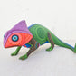Chameleon Alebrije Oaxacan Wood Carving