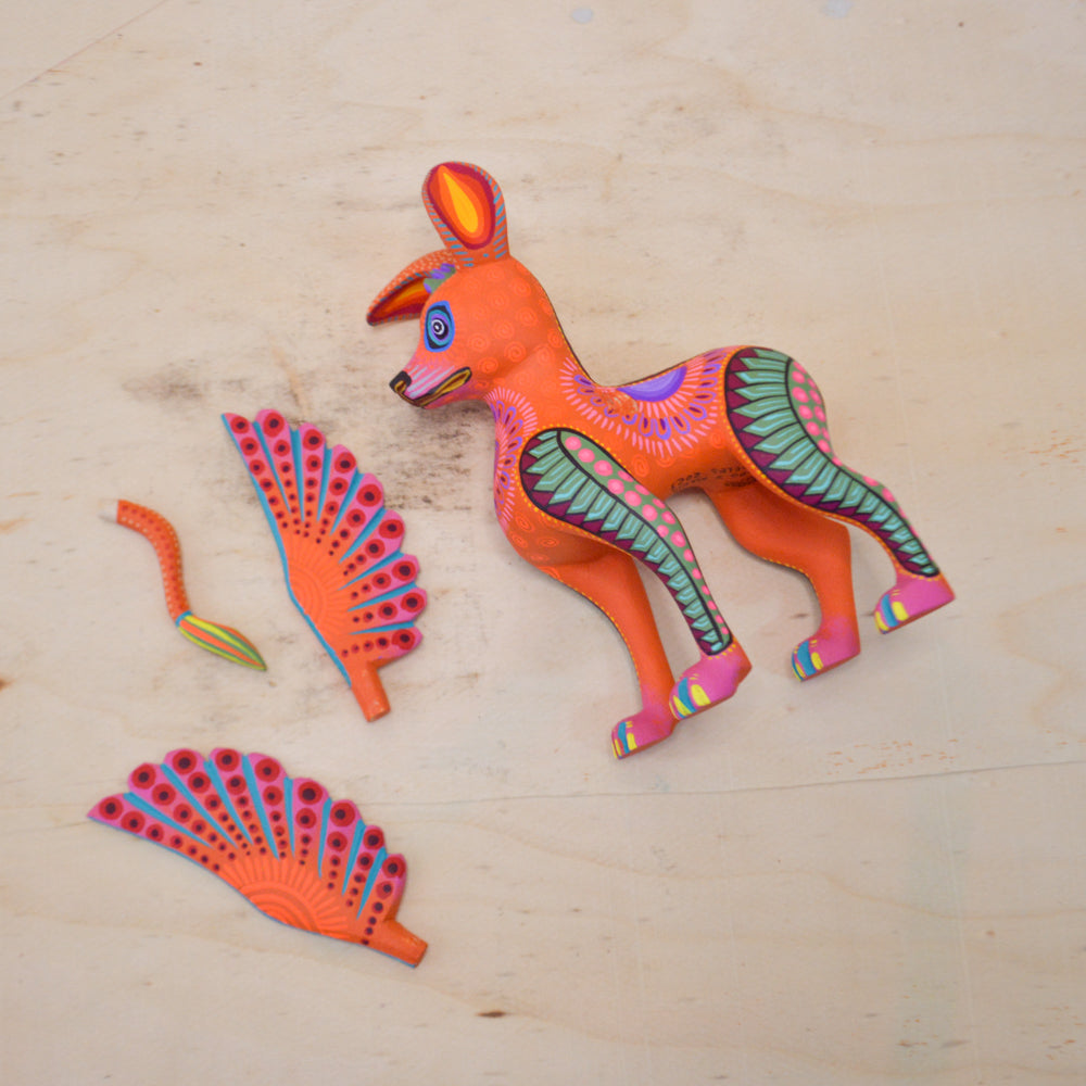 Dante Alebrije Oaxacan Wood Carving - magiamexica.com