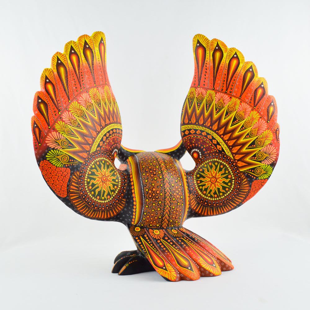 Owl Alebrije Oaxacan Wood Carving - magiamexica.com