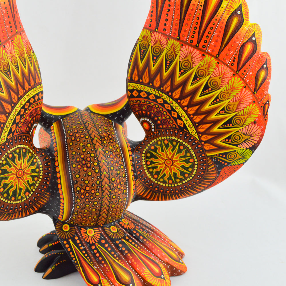 Owl Alebrije Oaxacan Wood Carving - magiamexica.com