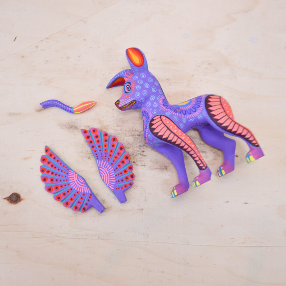 Dante Alebrije Oaxacan Wood Carving - magiamexica.com