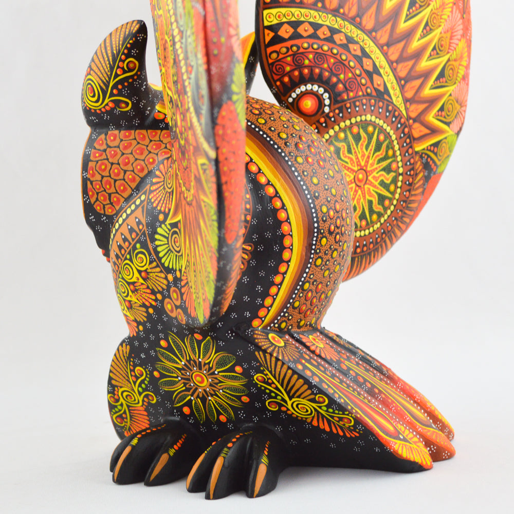 Owl Alebrije Oaxacan Wood Carving - magiamexica.com