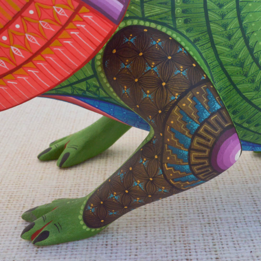 Chameleon Alebrije Oaxacan Wood Carving