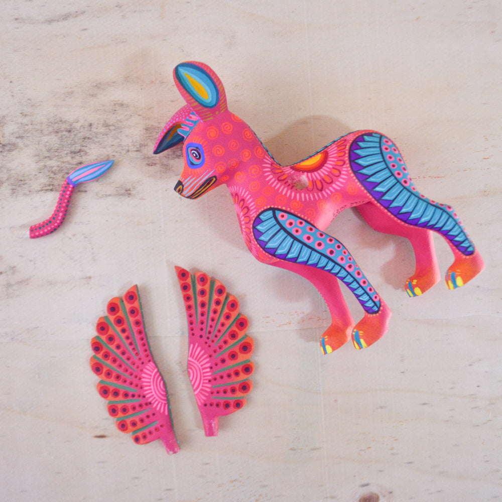 Dante Alebrije Oaxacan Wood Carving - magiamexica.com