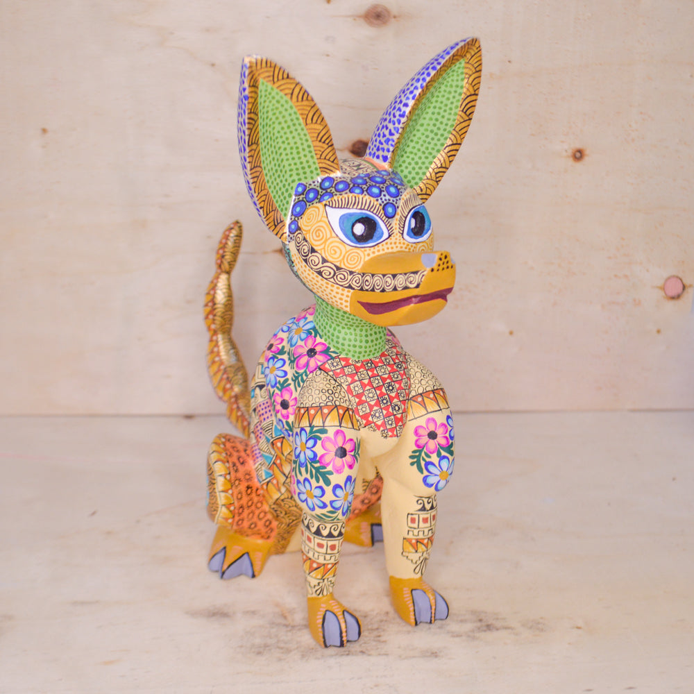 Alebrije Dog Oaxacan Wood Carving | magiamexica.com – Magia Mexica
