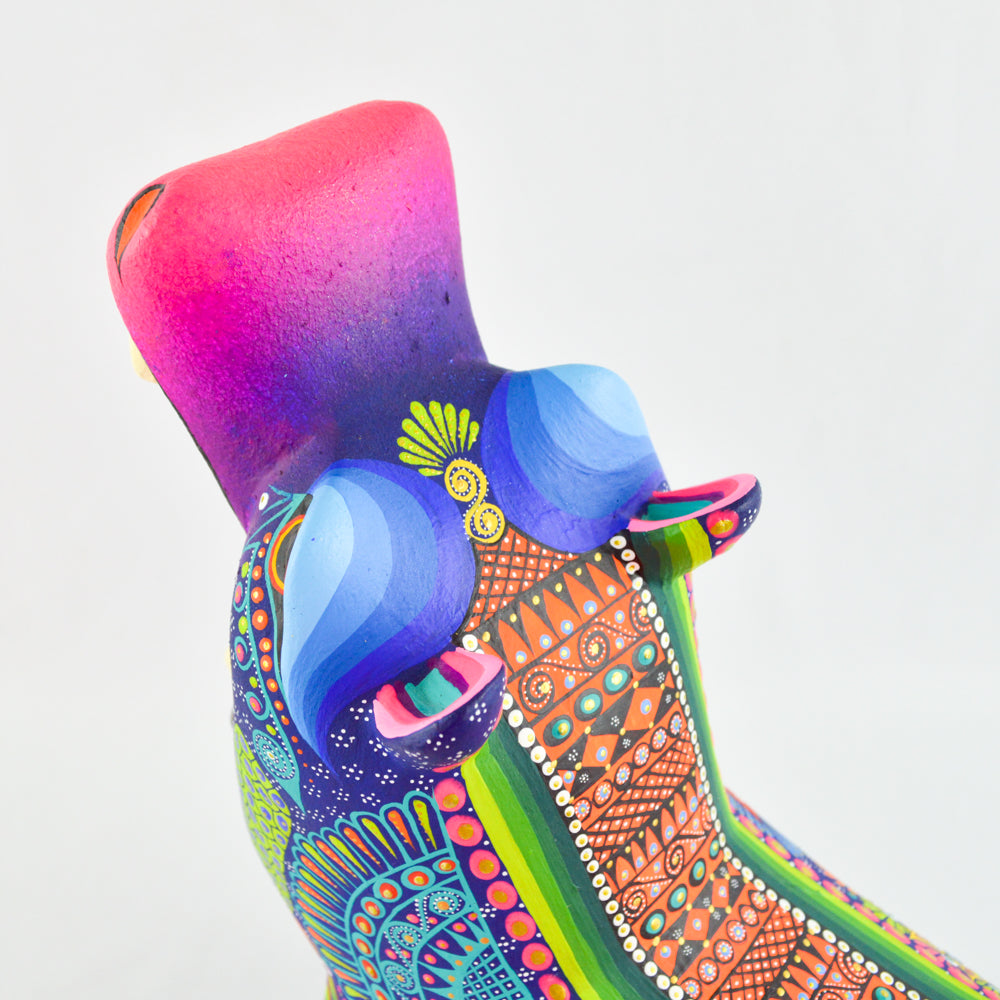 Hippo Alebrije Oaxacan Wood Carving - magiamexica.com