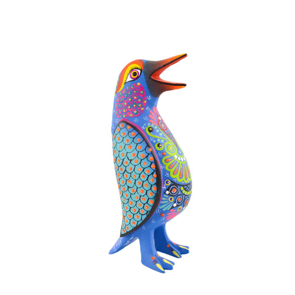 Penguin Alebrije Oaxacan Wood Carving - magiamexica.com