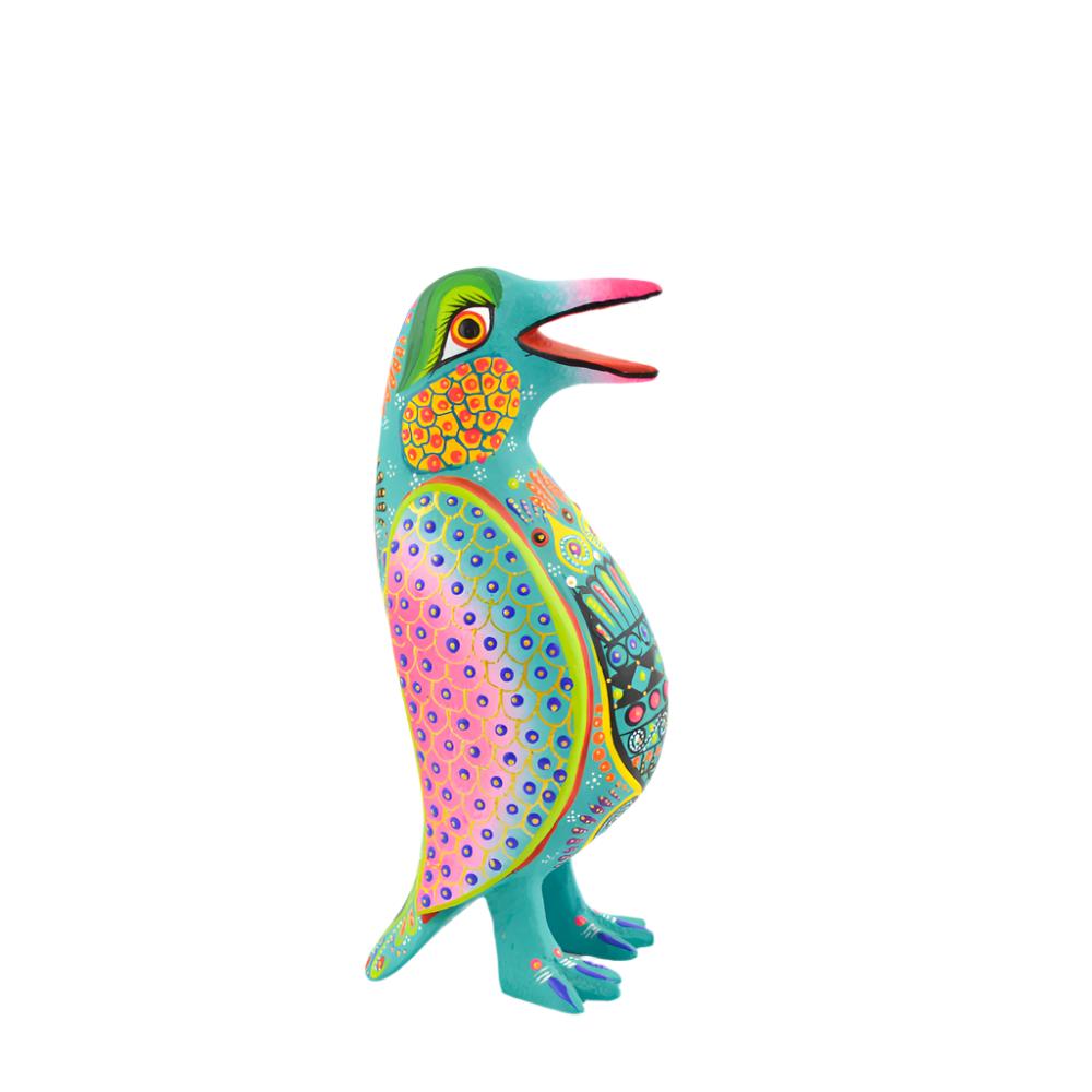 Penguin Alebrije Oaxacan Wood Carving