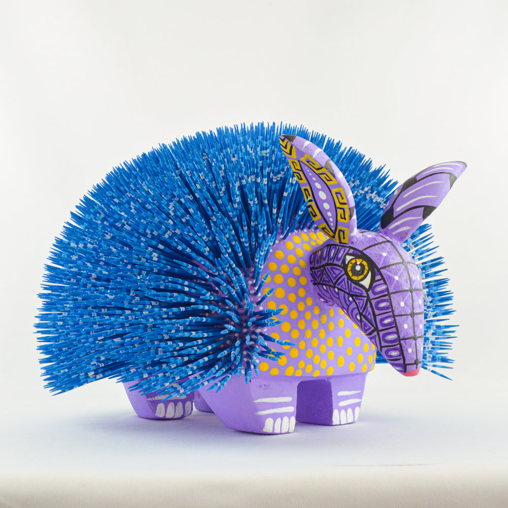 Alebrije Porcupine Oaxacan Wood Carving - magiamexica.com