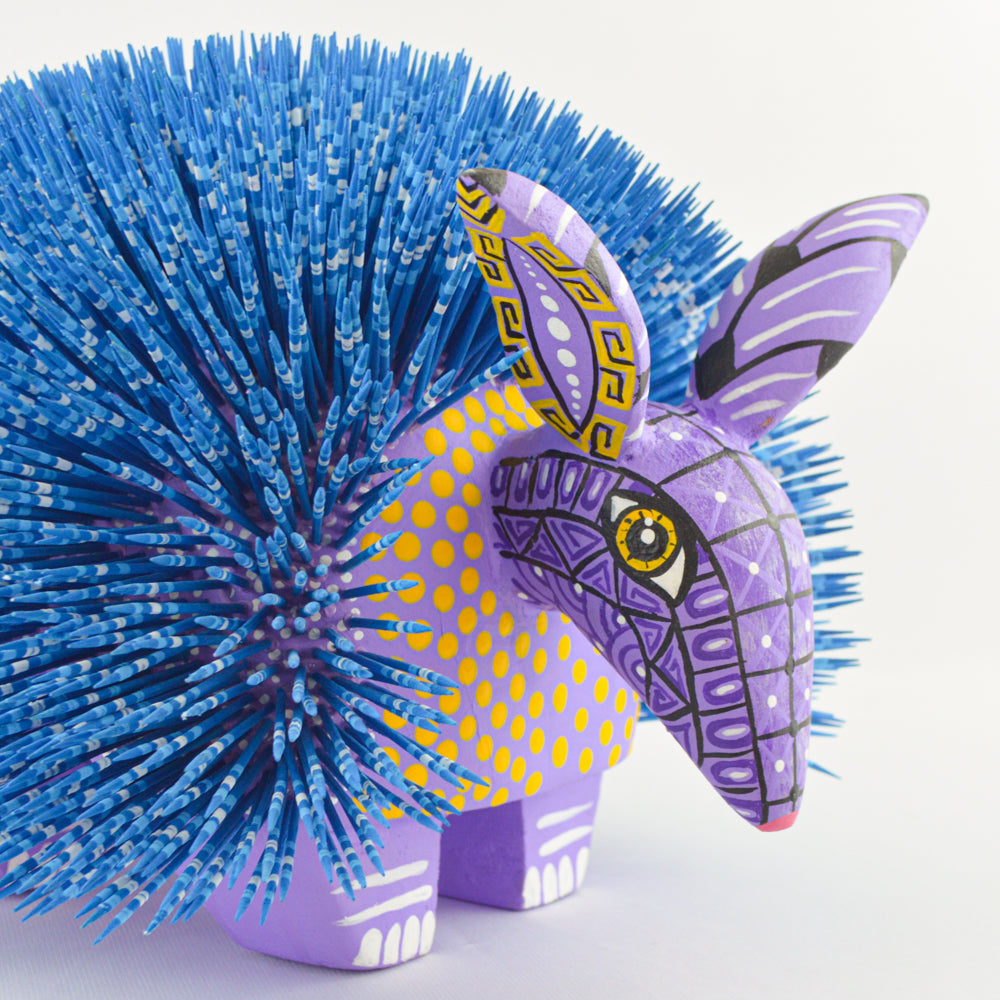 Alebrije Porcupine Oaxacan Wood Carving - magiamexica.com