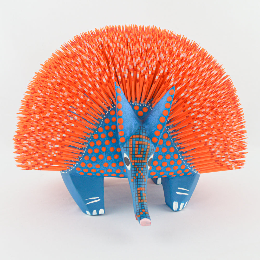 Alebrije Porcupine Oaxacan Wood Carving - magiamexica.com