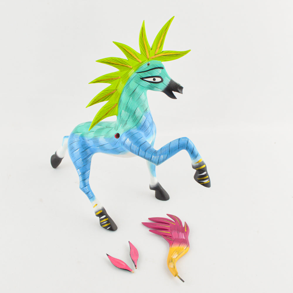 Alebrije Pegasus Oaxacan Wood Carving - magiamexica.com