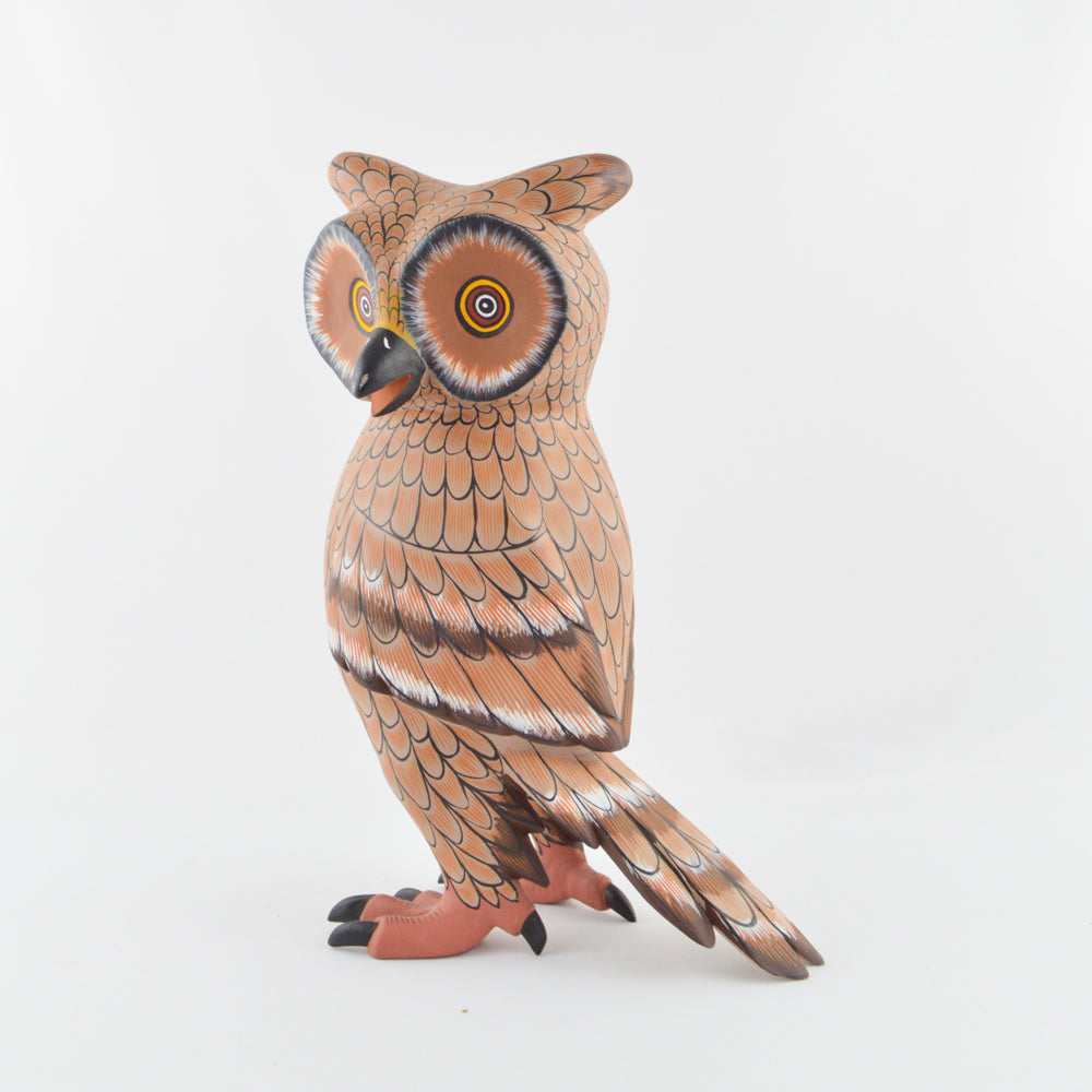 Alebrije Owl Oaxacan Wood Carving - magiamexica.com