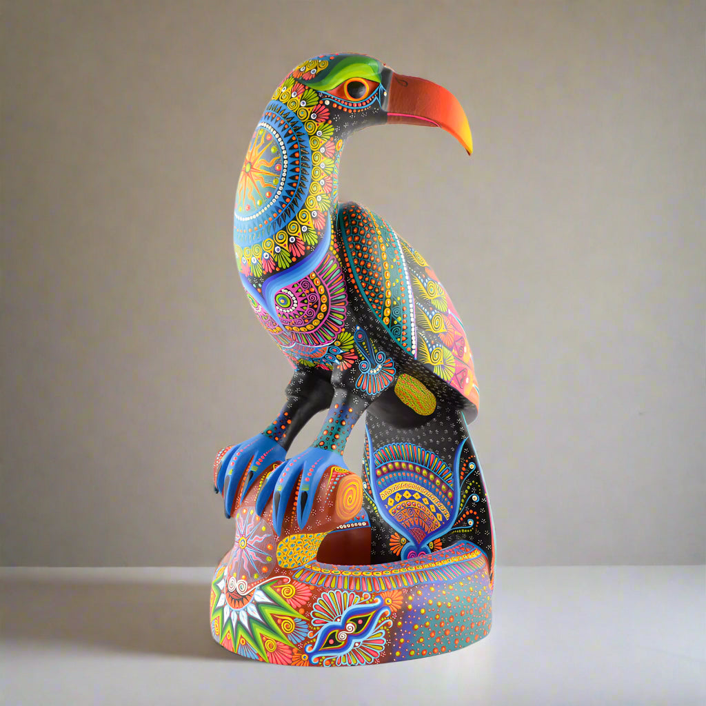 Alebrije Eagle Oaxacan Wood Carving - magiamexica.com