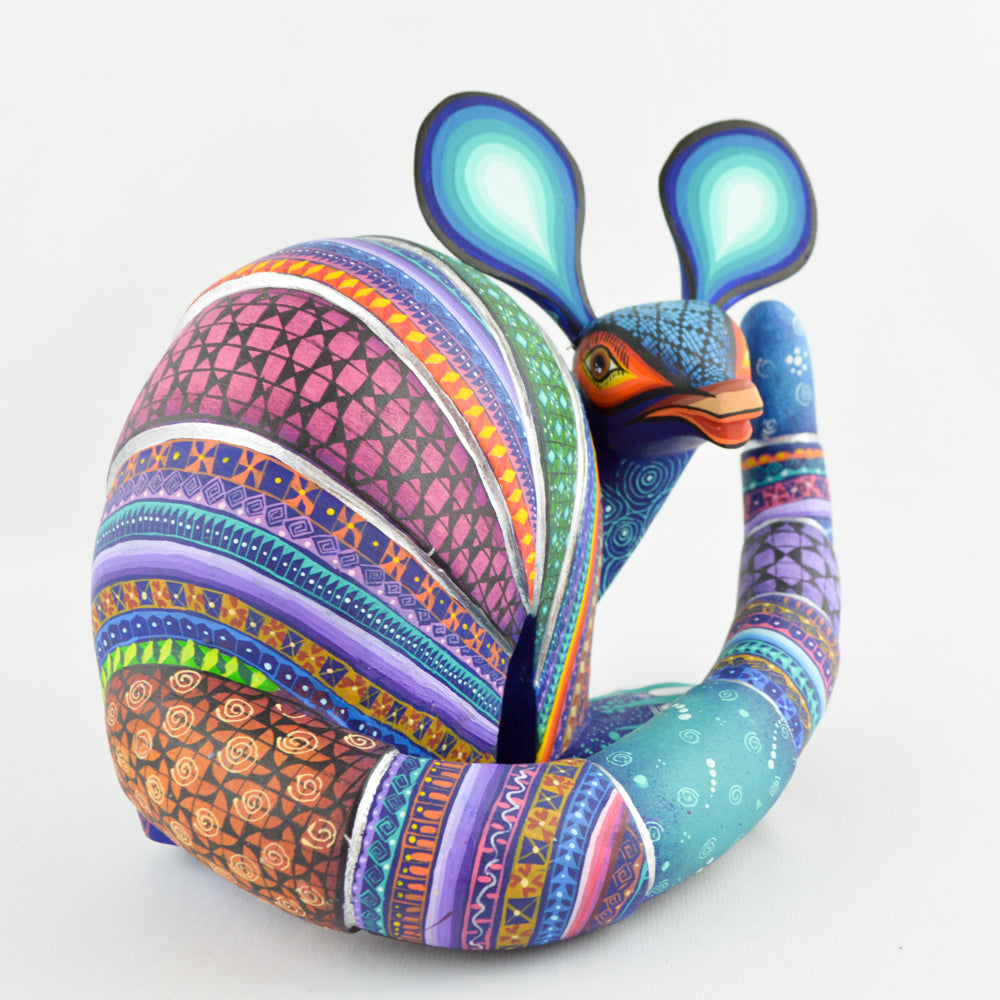 Alebrije Armadillo Oaxacan Wood Carving - magiamexica.com