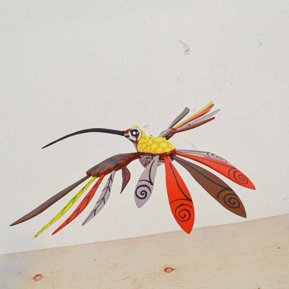 Alebrije Hummingbird Oaxacan Wood Carving - magiamexica.com