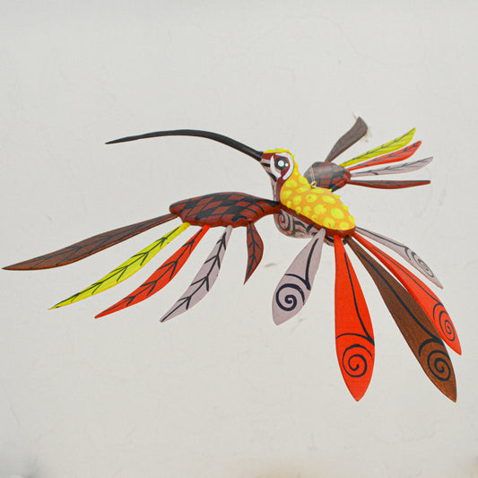 Alebrije Hummingbird Oaxacan Wood Carving - magiamexica.com