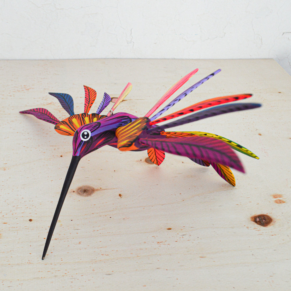 Alebrije Hummingbird Oaxacan Wood Carving - magiamexica.com