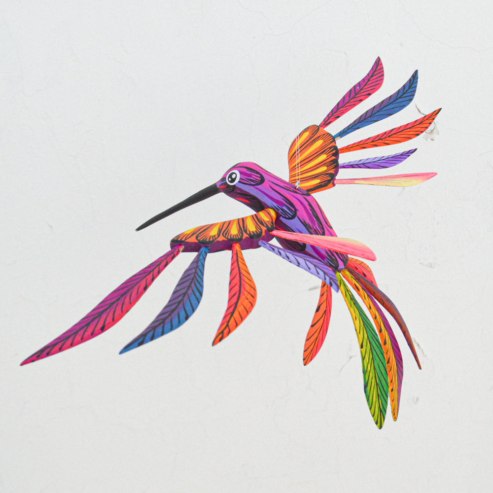 Alebrije Hummingbird Oaxacan Wood Carving - magiamexica.com