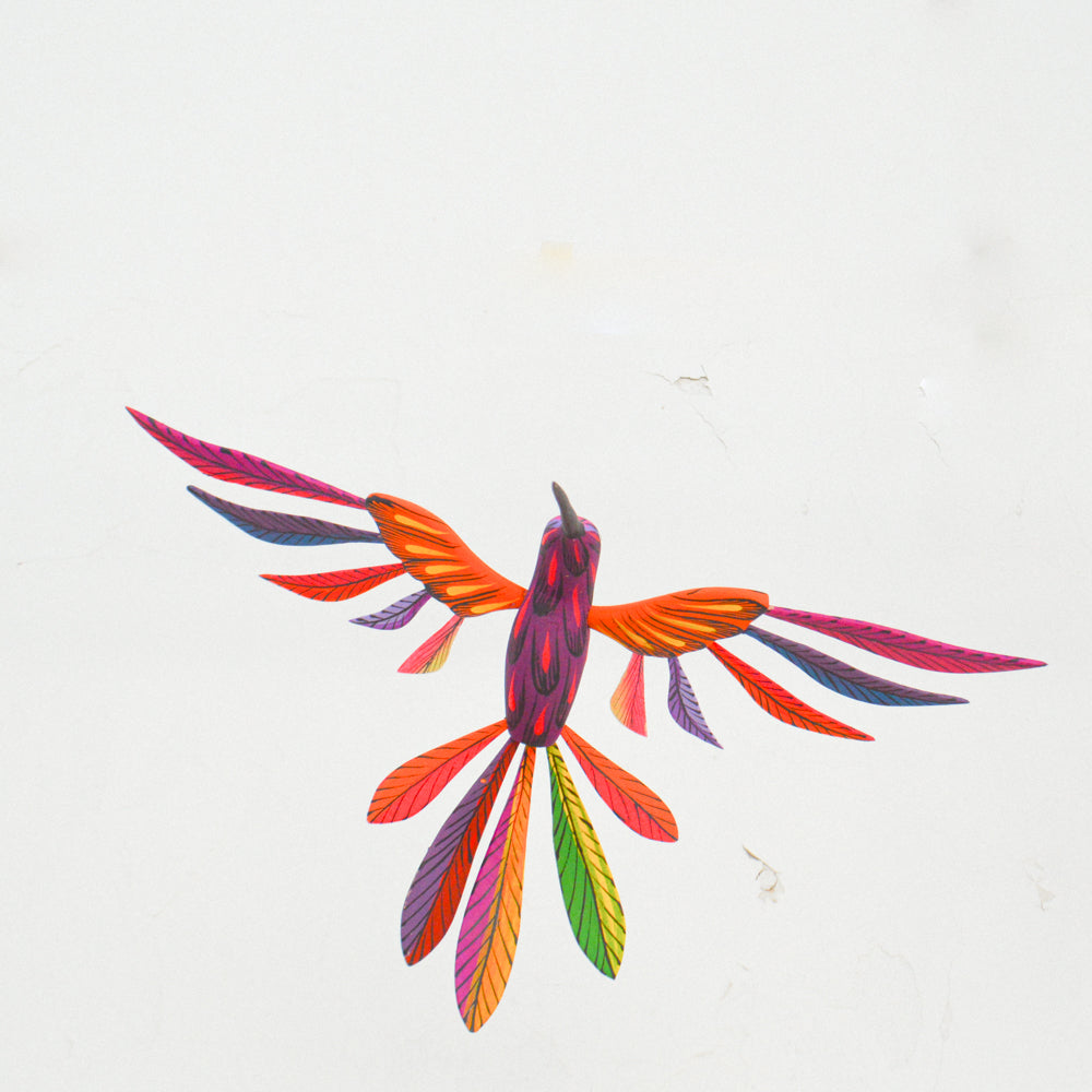 Alebrije Hummingbird Oaxacan Wood Carving - magiamexica.com
