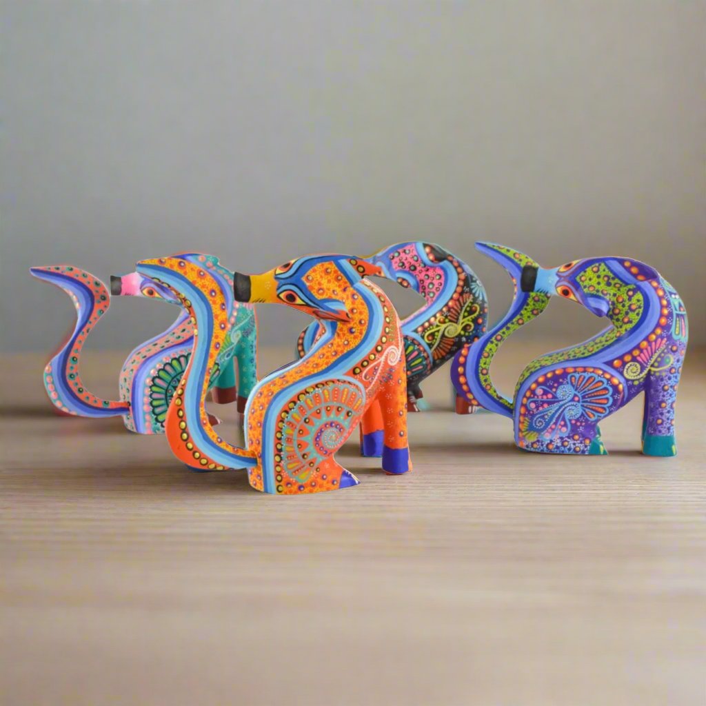 Fox Alebrije Oaxacan Wood Carving