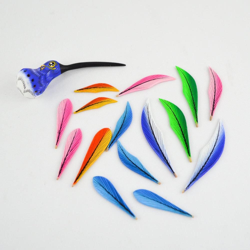 Hummingbird Alebrije Oaxacan Wood Carving
