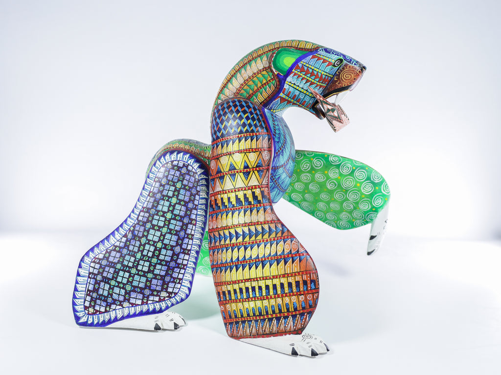 Polar Bear Alebrije Oaxacan Wood Carving