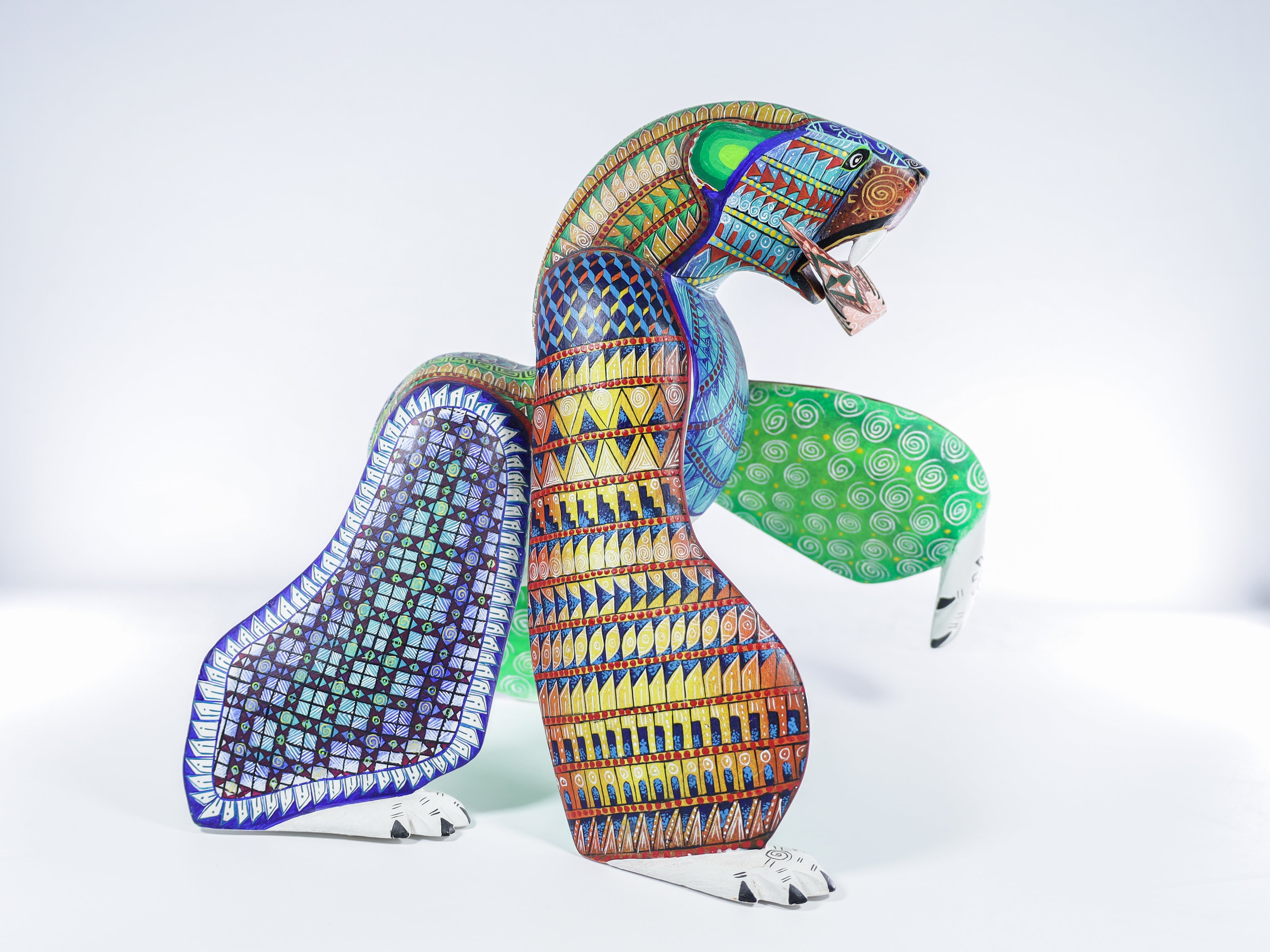 Polar Bear Alebrije Oaxacan Wood Carving