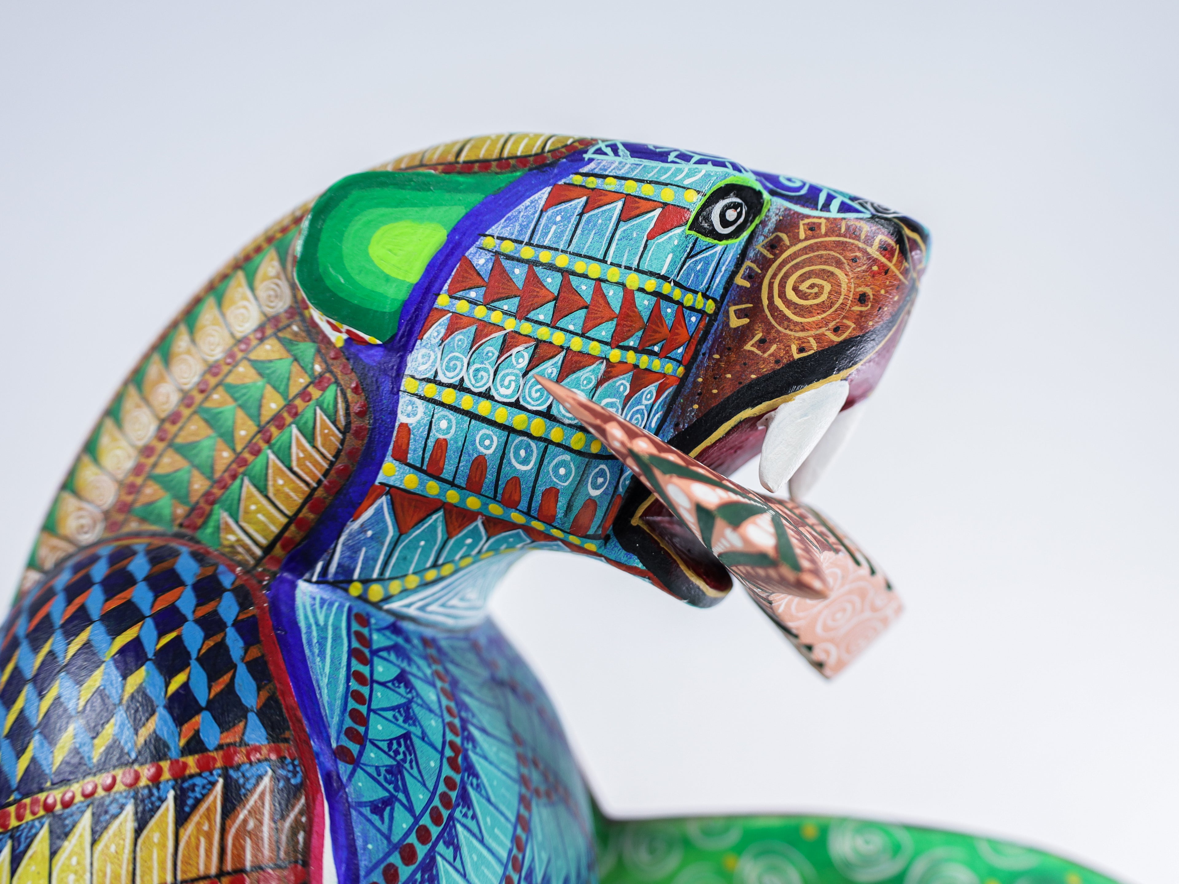 Polar Bear Alebrije Oaxacan Wood Carving