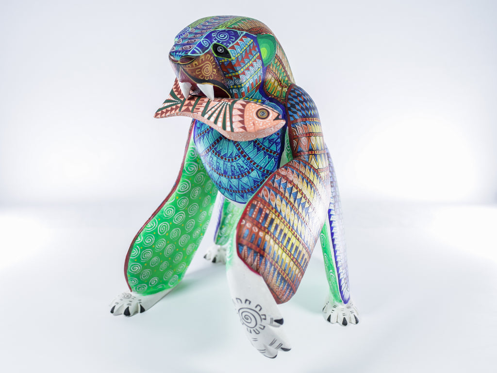 Polar Bear Alebrije Oaxacan Wood Carving