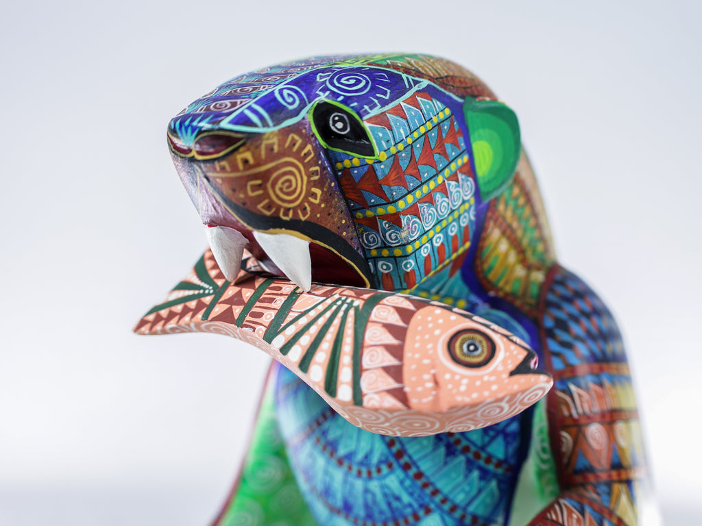 Polar Bear Alebrije Oaxacan Wood Carving